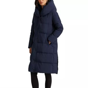 NEW Ralph Lauren oversized down puffer coat parka size xlarge Navy women